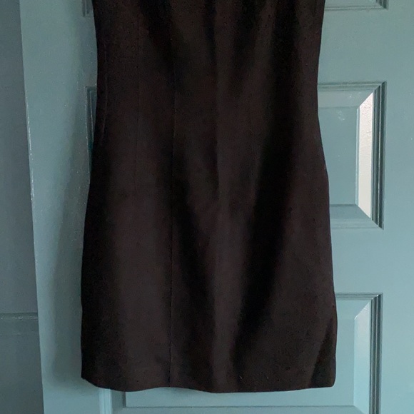 Helmut Lang black wool cocktail dress silk lined size 2 - Picture 10 of 10